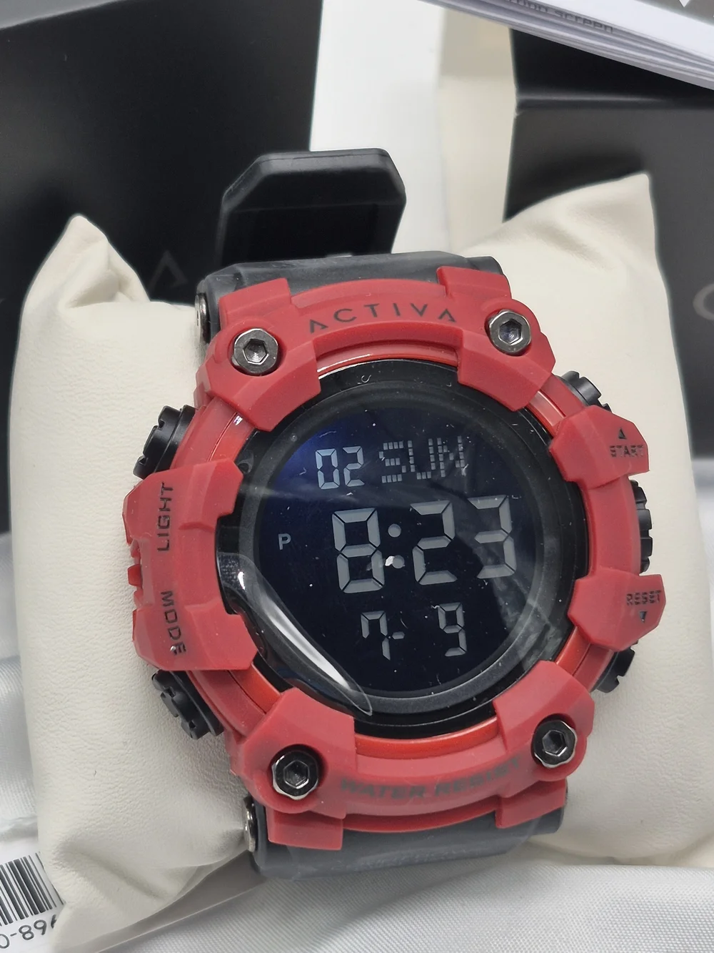 Ativa Red and Black Rugged Sport Watch